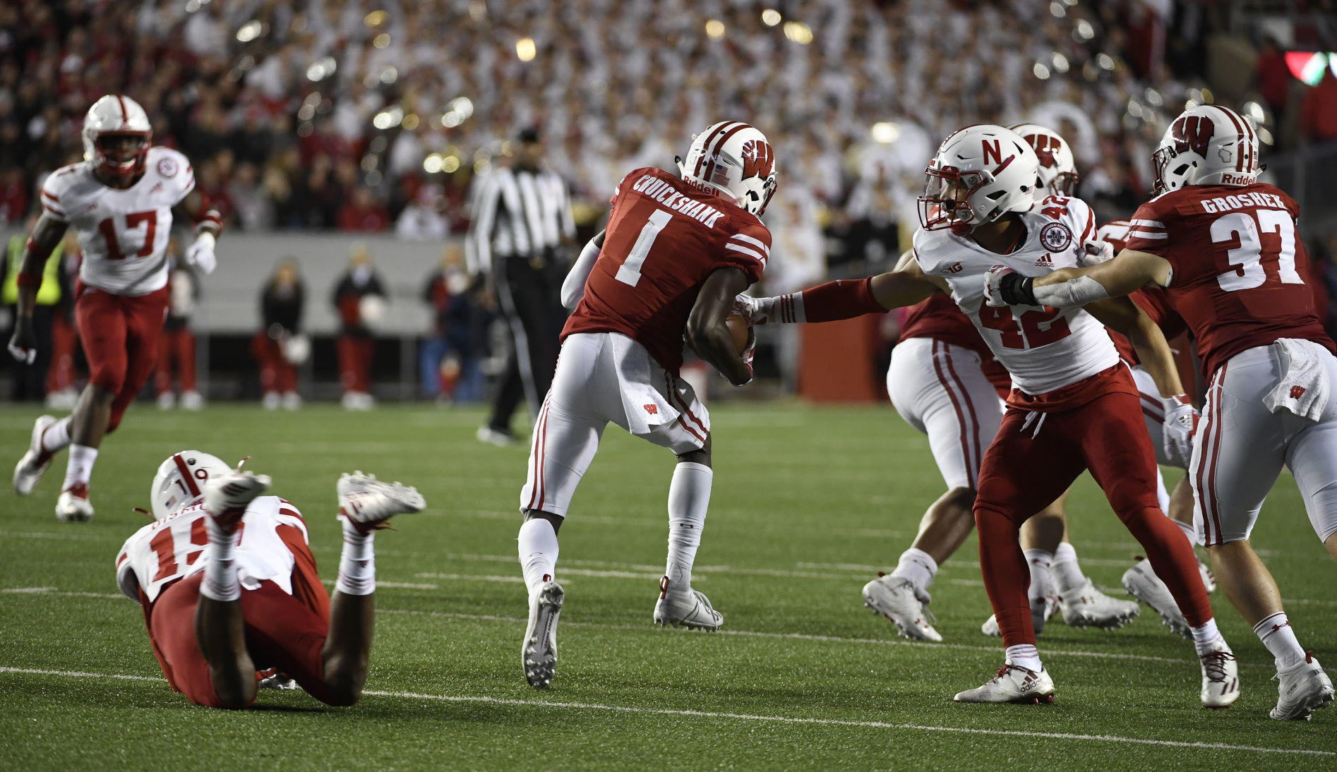 Nebraska vs Wisconsin, college football, 10.6.18